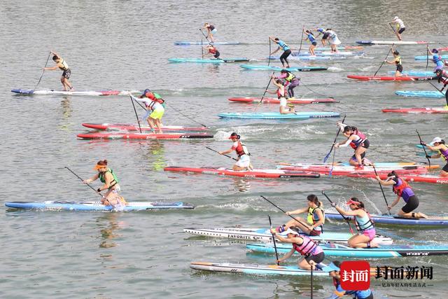 挥桨斩浪甜城湖 这项“国字号”赛事在四川内江开赛