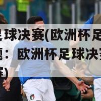 欧洲杯足球决赛(欧洲杯足球决赛的新标题：欧洲杯足球决赛的最后一场比赛)